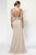 Alyce Paris - 27109 Cap Sleeve Ornate Illusion Dress CCSALE