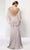 Alyce Paris - 27170 Beaded V-Neck Gown with Sheer Capelet Mother of the Bride Dresses