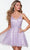 Alyce Paris 3105 - Sequin Sleeveless Cocktail Dress Special Occasion Dress 000 / Ice Lilac