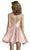 Alyce Paris - 3764 V Neckline Mikado Fit and Flare Cocktail Dress Cocktail Dresses