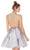 Alyce Paris - 3771 Lace Deep V-neck A-line Cocktail Dress CCSALE
