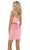 Alyce Paris - 4322 Two-Piece Sleeveless Crepe Fitted Cocktail Dress - 1 pc Bubblegum In Size 4 Available CCSALE 4 / Bubblegum