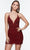 Alyce Paris 4510 - Plunging V-Neck Short Dress Special Occasion Dress