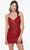 Alyce Paris 4515 - Glitter Open Back Cocktail Dress Cocktail Dresses 000 / Claret
