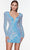 Alyce Paris 4540 - Long Sleeve V-Neck Cocktail Dress Special Occasion Dress