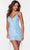 Alyce Paris 4551 - V-Neck Sleeveless Sequin Short Dress Special Occasion Dress 000 / Magic Opal