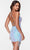 Alyce Paris 4551 - V-Neck Sleeveless Sequin Short Dress Special Occasion Dress
