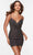 Alyce Paris 4553 - Sleeveless Sweetheart Cocktail Dress Special Occasion Dress 000 / Dragon Scale