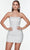 Alyce Paris 4570 - Beaded Ruched Sheath Cocktail Dress Special Occasion Dress