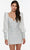 Alyce Paris 4579 - Puff Long Sleeve Cocktail Dress Special Occasion Dress 000 / Diamond White