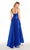 Alyce Paris - 60094 Surplice Bodice Taffeta High Slit A-Line Gown Evening Dresses