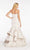 Alyce Paris - 60338 Strapless Sweetheart Neckline Brocade Ruffled Mermaid Gown - 1 pc Champagne In Size 4 Available CCSALE 4 / Champagne