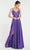 Alyce Paris - 60453 Sleeveless V Neck Sexy Satin A-Line Gown Bridesmaid Dresses 000 / Purple