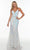 Alyce Paris - 61090 Sequin Embellished Trumpet Long Gown Prom Dresses 000 / Magic Opal