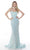 Alyce Paris - 61115 Sleeveless Iridescent Sequin Dress Prom Dresses 000 / Mint Opal
