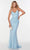 Alyce Paris - 61146 Strappy Back Sequin Gown Special Occasion Dress 000 / Light Blue