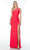 Alyce Paris - 61164 Shoulder Slit Evening Gown Prom Dresses 000 / Watermelon