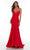Alyce Paris - 61165 Sleeveless Fit And Flare Gown Prom Dresses 000 / Red