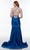 Alyce Paris - 61168 Knot Style Trumpet Gown In Blue