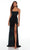 Alyce Paris - 61186 Sequin Cutout Back Gown Special Occasion Dress 000 / Chameleon