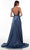 Alyce Paris - 61197 Metallic Beaded Gown With Slit Special Occasion Dress