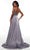 Alyce Paris - 61197 Metallic Beaded Gown With Slit Special Occasion Dress