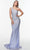 Alyce Paris 61253 - Asymmetric Sheath Evening Gown Special Occasion Dress 000 / Ice Lilac