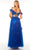 Alyce Paris 61323 - Feathered Off-Shoulder Prom Gown Special Occasion Dress