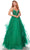 Alyce Paris 61326 - Beaded Bodice Prom Dress Green