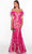 Alyce Paris 61331 - Plunging Sweetheart Sequin Prom Gown Special Occasion Dress 000 / Electric Fuchsia