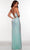 Alyce Paris 61352 - Fringed Slit Sleeveless Prom Gown Special Occasion Dress