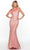Alyce Paris 61369 - Feathered Asymmetric Neck Prom Gown Special Occasion Dress