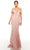 Alyce Paris 61373 - Feathered Sweetheart Sequin Prom Gown Special Occasion Dress 000 / Pink Opal