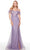 Alyce Paris 61405 - Feathered Corset Prom Dress Prom Dresses 000 / Lavender