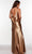 Alyce Paris 61435 - Deep V-Neck Satin Prom Gown Special Occasion Dress