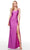 Alyce Paris 61443 - Sleeveless Dress Special Occasion Dress 000 / Neon Purple