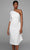Alyce Paris 70006 - One-Shoulder Sleeve Formal Dress Special Occasion Dress 000 / Ivory