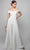 Alyce Paris 70013 - Knotted Bodice Formal Jumpsuit Formal Dresses 000 / Ivory