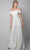 Alyce Paris 70014 - Pleated Bodice Formal Jumpsuit Formal Dresses 000 / Ivory