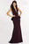 Alyce Paris - 8002 Plunging Neck Peplum Styled Evening Gown - 1 pc Black In Size 4 Available CCSALE