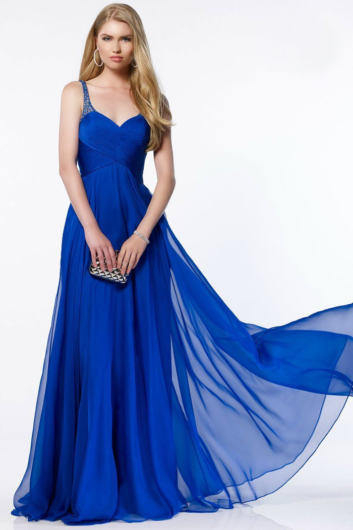 Alyce Paris 8023 Prom Collection Gown - 1 pc Electric Blue In Size 4 Available CCSALE 4 / Electric Blue