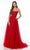 Alyce Paris - Beaded Bodice Tulle Ballgown 61134 - 1 pc Red In Size 16 Available CCSALE 16 / Red