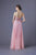 Alyce Paris - Beaded Strapless A-line Chiffon Gown 6227 CCSALE 2 / Blush