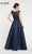 Alyce Paris Cap Sleeve Lace Bateau Mikado Evening Gown 27243 CCSALE