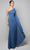 Alyce Paris - Cascade One Shoulder Evening Dress 27603 - 1 pc Dark French Blue In Size 16 Available CCSALE 16 / Dark French Blue