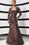 Alyce Paris Embellished Ruched Dress in Java 29162 CCSALE 6 / Java