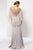 Alyce Paris - Embellished V-Neck Mother of the Bride Gown with Sheer Capelet 27170 CCSALE
