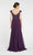 Alyce Paris Embroidered V-neck Chiffon A-line Dress 27246 CCSALE