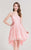 Alyce Paris Lacy Semi Sweetheart Cocktail Dress 3696 CCSALE 0 / BlushPink