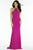 Alyce Paris Prom Collection Jersey Gown 8008 CCSALE 8 / Navy